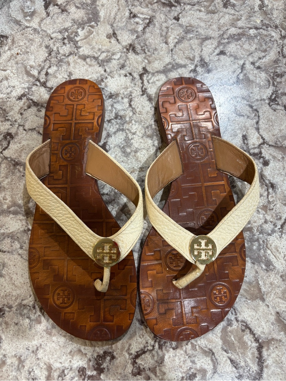 Tory Burch Thora Leather Sandals